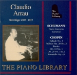 SCHUMANN - Arrau - Concerto pour piano et orchestre op.54