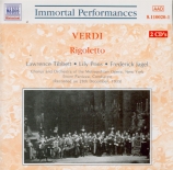 VERDI - Panizza - Rigoletto, opéra en trois actes (live MET 28 - 12 - 1935) live MET 28 - 12 - 1935