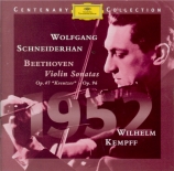 BEETHOVEN - Schneiderhan - Sonate pour violon et piano n°9 op.47 'Kreutz
