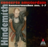 HINDEMITH - Concerto Amster - Kammermusik, pour orchestre de chambre op