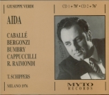 VERDI - Schippers - Aida, opéra en quatre actes Live, Scala di Milano 1976