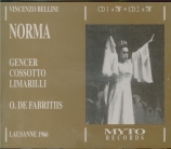 BELLINI - De Fabritiis - Norma (live Lausanne 6 - 10 - 1966) live Lausanne 6 - 10 - 1966