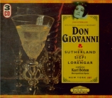 MOZART - Böhm - Don Giovanni (Don Juan), dramma giocoso en deux actes K Live MET 28 - 1 - 1967