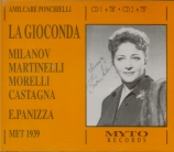 PONCHIELLI - Panizza - La Gioconda (Live MEt 30 - 12 - 1939) Live MEt 30 - 12 - 1939