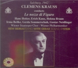 MOZART - Krauss - Le nozze di Figaro (Les noces de Figaro), opéra bouffe Live Salzburg, 5 - 8 - 1942