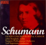 SCHUMANN - Storgards - Concerto pour violon et orchestre en ré mineur Wo