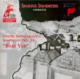 CHOSTAKOVITCH - Sondeckis - Symphonie n°13 op.113 'Babi-Yar'