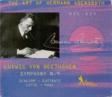 BEETHOVEN - Abendroth - Symphonie n°9 op.125 'Ode à la joie' The Art of Hermann Abendroth Vol.14
