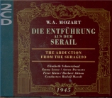 MOZART - Moralt - Die Entführung aus dem Serail (L'enlèvement au sérail) Radio Autrichienne, 1945