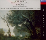 SCHUBERT - Rostropovich - Sonate pour piano et arpeggione (ou violoncell