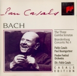 BACH - Casals - Sonates pour viole de gambe et clavier BWV 1027-1029