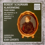 SCHUMANN - Goverts - Drei Romanzen, pour piano op.28