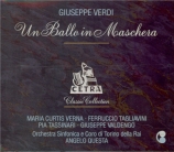 VERDI - Questa - Un ballo in maschera (Un bal masqué), opéra en trois ac