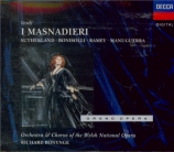 VERDI - Bonynge - I masnadieri (Les brigands), opéra en quatre actes