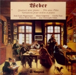 WEBER - Haguenauer - Quatuor avec piano op.8