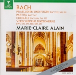 BACH - Alain - Prélude et fugue pour orgue en do majeur BWV.545