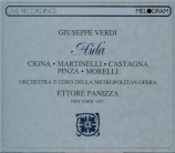 VERDI - Panizza - Aida, opéra en quatre actes (Live MET 6 - 2 - 1937) Live MET 6 - 2 - 1937