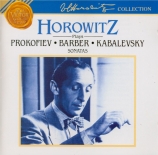 PROKOFIEV - Horowitz - Sonate pour piano n°7 en si bémol majeur op.83 'S