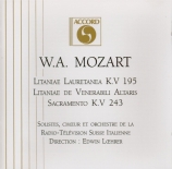 MOZART - Loehrer - Litaniae Laurentanae, pour solistes, chur, orgue et