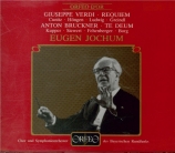 VERDI - Jochum - Messa da requiem, pour quatre voix solo, chur, et orch