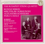 SCHUMANN - Budapest String - Quintette avec piano en mi bémol majeur op
