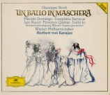 VERDI - Karajan - Un ballo in maschera (Un bal masqué), opéra en trois a