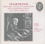 FRANCK - Isoir - Prélude, fugue et variation, pour orgue en si mineur FW