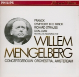 FRANCK - Mengelberg - Symphonie pour orchestre en ré mineur FWV.48 Import Japon