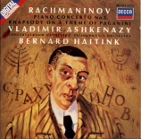 RACHMANINOV - Ashkenazy - Concerto pour piano n°1 en fa dièse mineur op