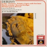 DEBUSSY - Martinon - La mer, trois esquisses symphoniques pour orchestre