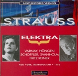 STRAUSS - Reiner - Elektra, opéra op.58 (Live MET 1952) Live MET 1952