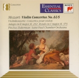 MOZART - Zukerman - Concerto pour violon et orchestre n°5 en la majeur K