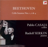 BEETHOVEN - Casals - Sonate pour violoncelle et piano n°2 op.5 n°2