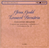 BRAHMS - Gould - Concerto pour piano et orchestre n°1 en ré mineur op.15