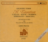VERDI - Picco - Il trovatore, opéra en quatre actes (version originale 1 live Mexico 20 - 6 - 1950