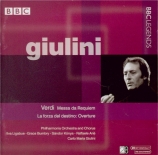 VERDI - Giulini - Messa da requiem, pour quatre voix solo, chur, et orc