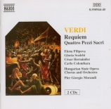 VERDI - Morandi - Messa da requiem, pour quatre voix solo, chur, et orc