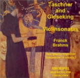 BRAHMS - Taschner - Sonate pour violon et piano n°3 en ré mineur op.108