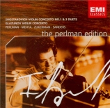 CHOSTAKOVITCH - Perlman - Concerto pour violon n°1 op.77