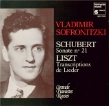SCHUBERT - Sofronitsky - Sonate pour piano en si bémol majeur D.960