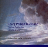 TELEMANN - Spanoghe - Fantaisie pour violon, en si bémol majeur TWV 40:1 transcription pour violoncelle