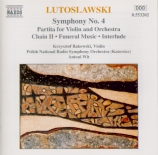 LUTOSLAWSKI - Wit - Musique funèbre (Muzyka ?a?obna), pour orchestre à c