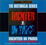 Richter in Paris recorded live at the Palais de Chaillot, October 1961