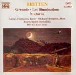 BRITTEN - Lloyd-Jones - Serenade, cycle de mélodies pour ténor, cor et c
