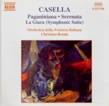 CASELLA - Benda - Paganiniana, divertimento pour orchestre