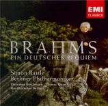 BRAHMS - Rattle - Ein deutsches Requiem (Un Requiem allemand), pour soli