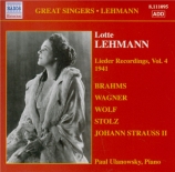 Lieder Recordings Vol.4 (1941)