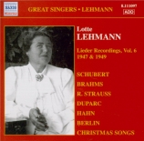 Lieder recordings Vol. 6