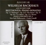 BEETHOVEN - Backhaus - Sonate pour piano n°8 op.13 'Pathétique'