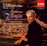 FRANCK - Karajan - Symphonie pour orchestre en ré mineur FWV.48 remastered by Yoshio Okazaki, import Japon